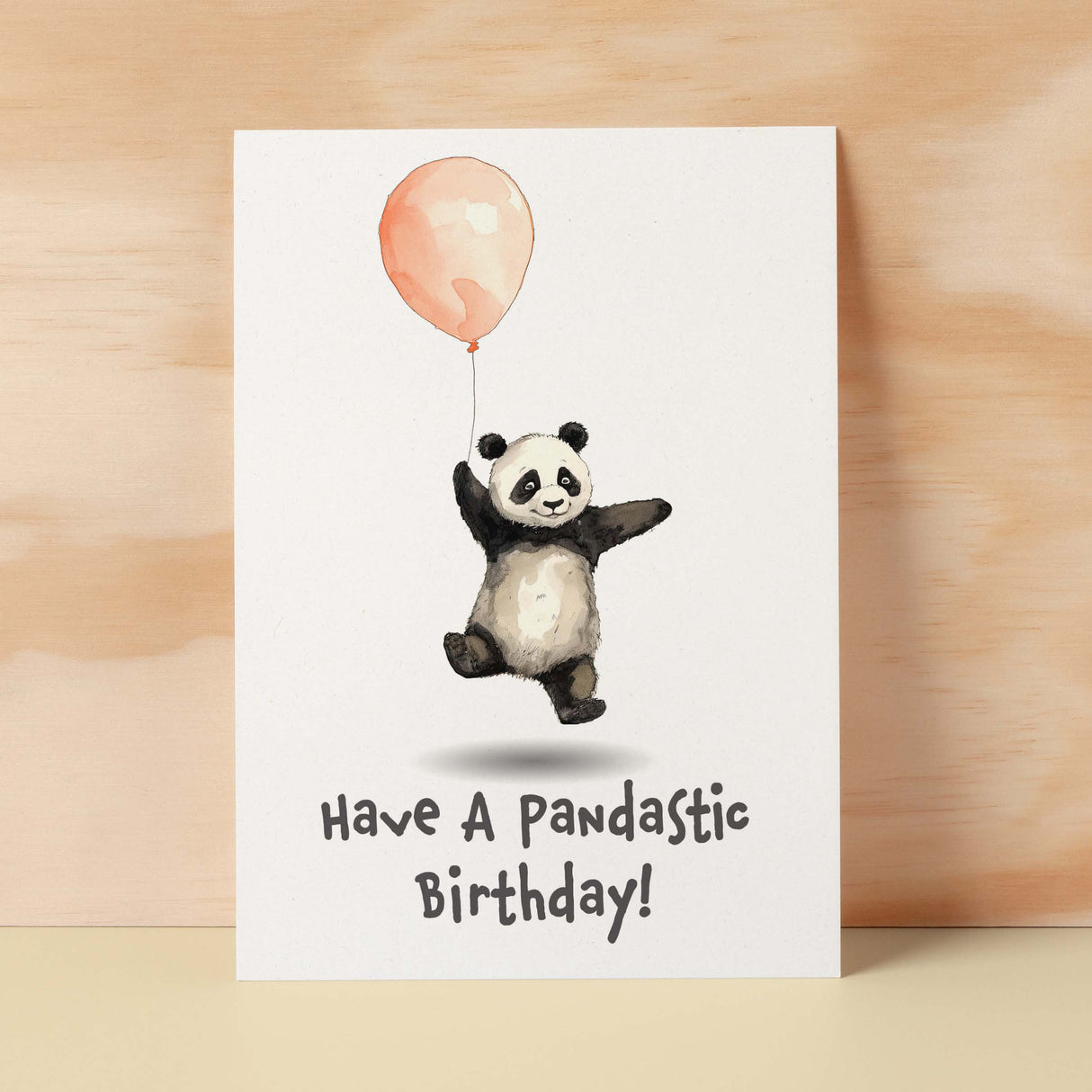 Birthday Card For Children Cute Panda Birthday Card For Child Card For Boy Birthday Card For Girl Pandastic Fun Birthday Card For Kids