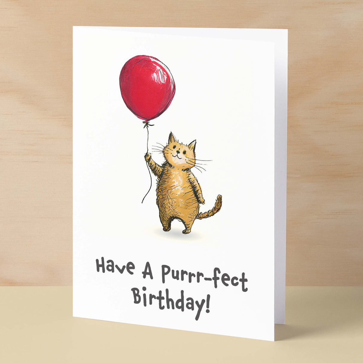 Birthday Card For Children Cute Cat Birthday Card For Child Card For Boy Birthday Card For Girl Purrr-fect Fun Birthday Card For Kids