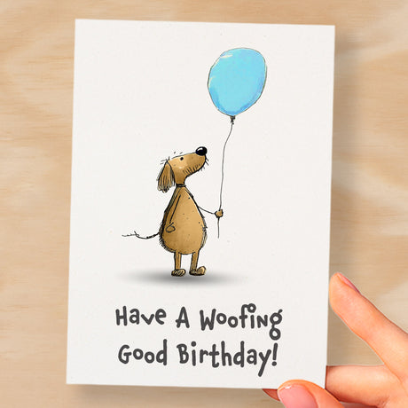 Birthday Card For Children Cute Dog Birthday Card For Child Card For Boy Birthday Card For Girl Woofing Good Fun Birthday Card For Kids