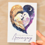 Anniversary Card For Couple Wedding Anniversary Card For Son and Daughter-In-Law Anniversary Card For Daughter and Son-In-Law Love Bird Card