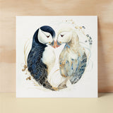 Anniversary Card For Husband Card for Anniversary Card For Wife Puffins Anniversary Card For Couple Engagement Card For Couple Wedding Card