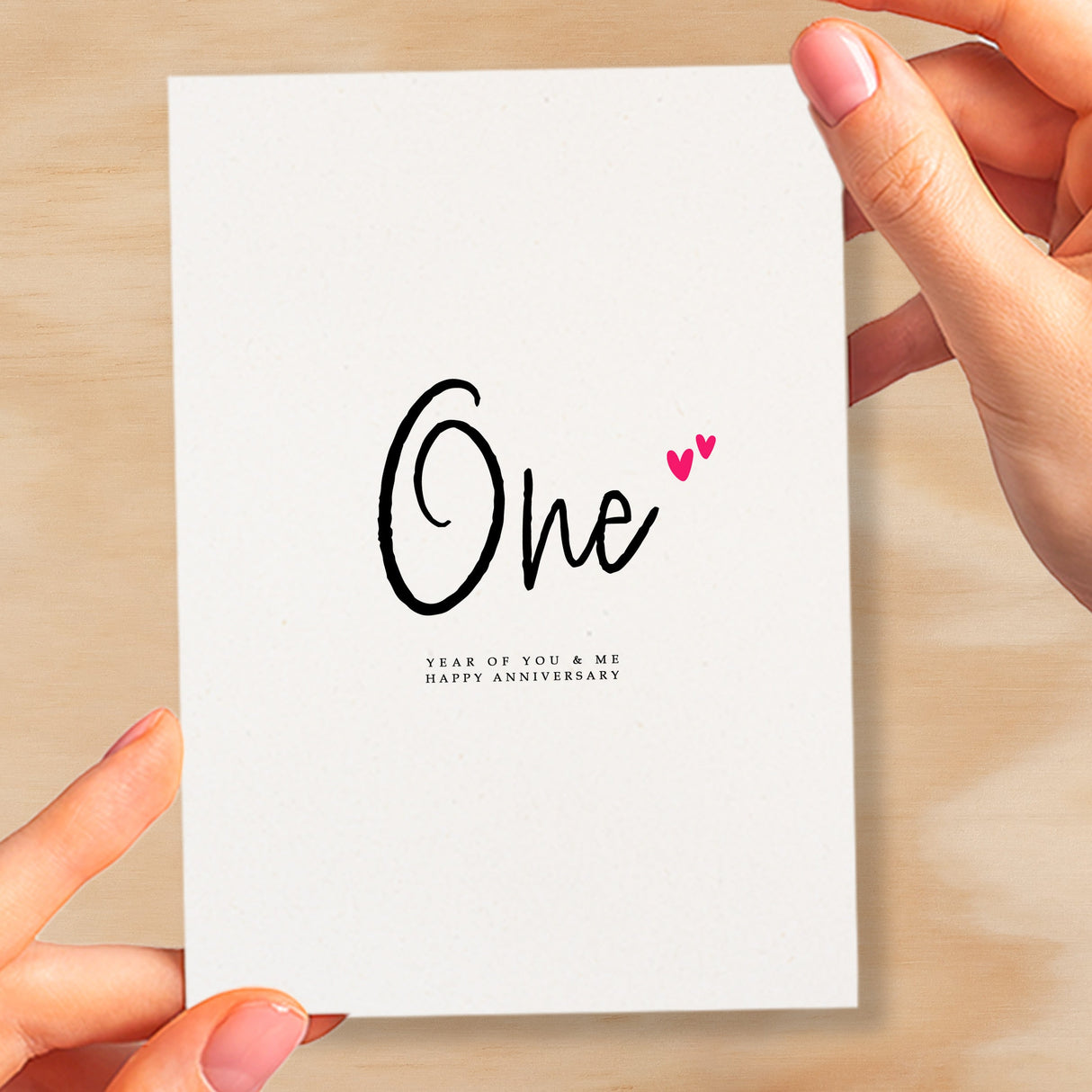 One Year Anniversary Card For Husband 1 Year Anniversary Card Boyfriend or Girlfriend Wedding Anniversary Card For Wife