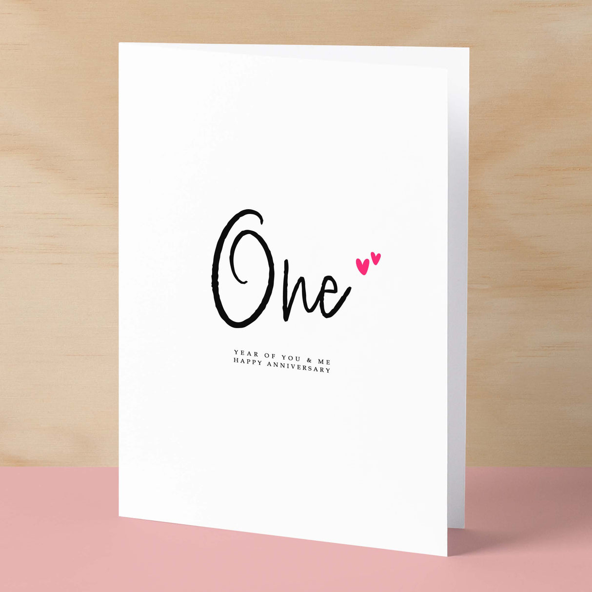 One Year Anniversary Card For Husband 1 Year Anniversary Card Boyfriend or Girlfriend Wedding Anniversary Card For Wife