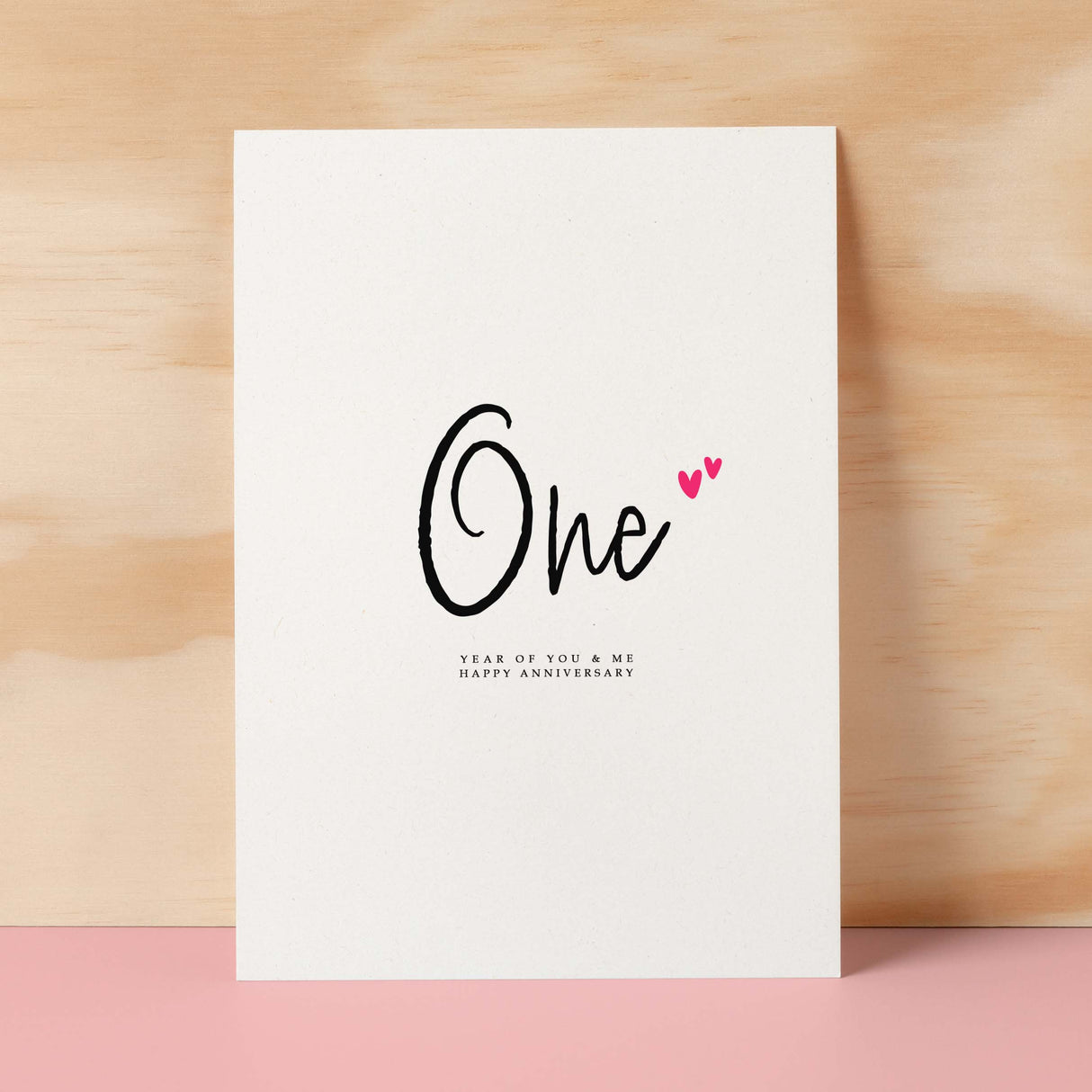 One Year Anniversary Card For Husband 1 Year Anniversary Card Boyfriend or Girlfriend Wedding Anniversary Card For Wife