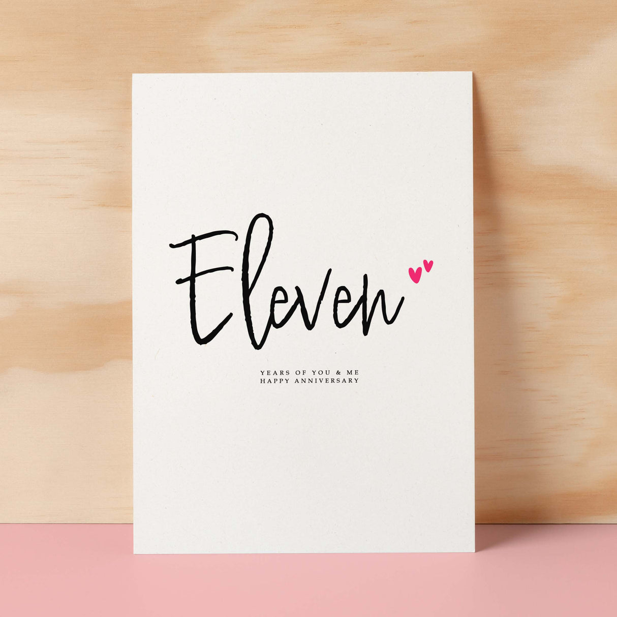 Eleven Year Anniversary Card For Husband 11 Year Anniversary Card Boyfriend or Girlfriend Wedding Anniversary Card For Wife