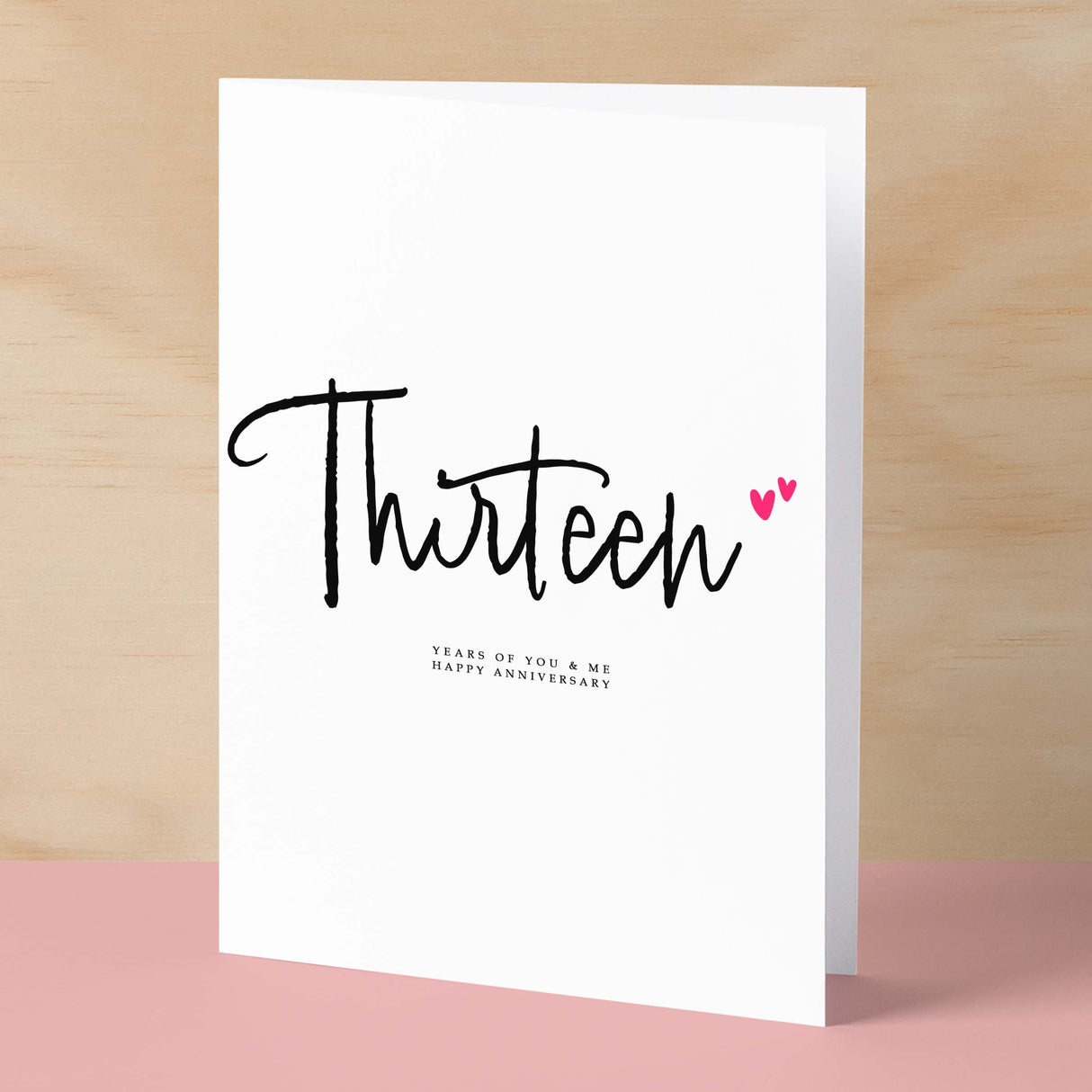 Thirteen Year Anniversary Card For Husband 13 Year Anniversary Card Boyfriend or Girlfriend Wedding Anniversary Card For Wife