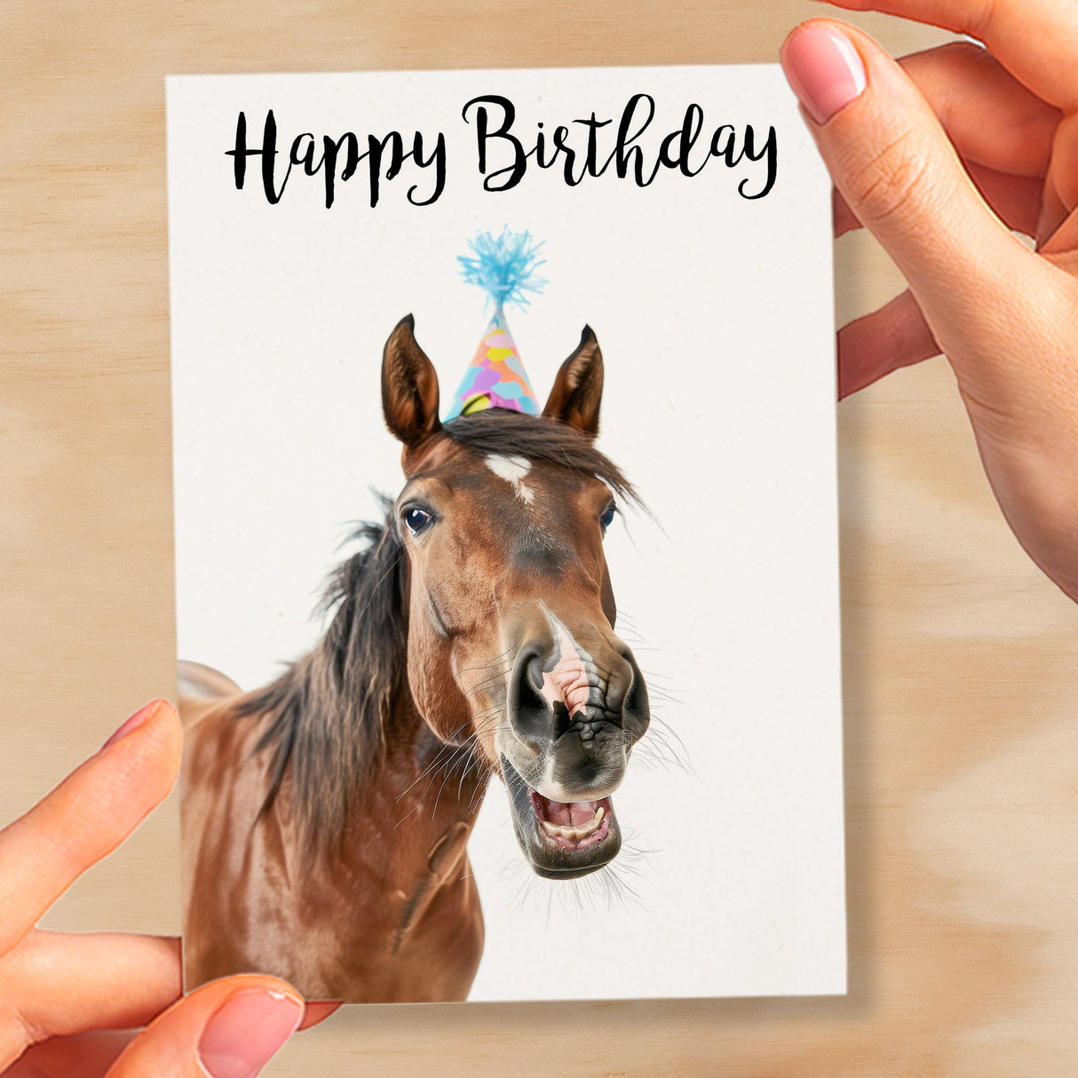 Birthday Card For Horse Lover Card For Pony Owner Birthday Card For Mum or Sister Happy Birthday Card For Friend