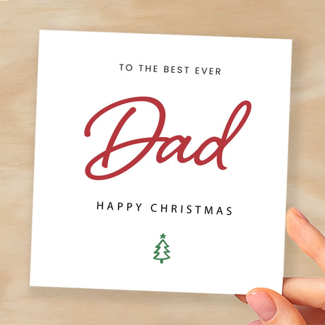 Christmas Card For Dad Xmas Card For Dad Best Mum Dad Christmas Card