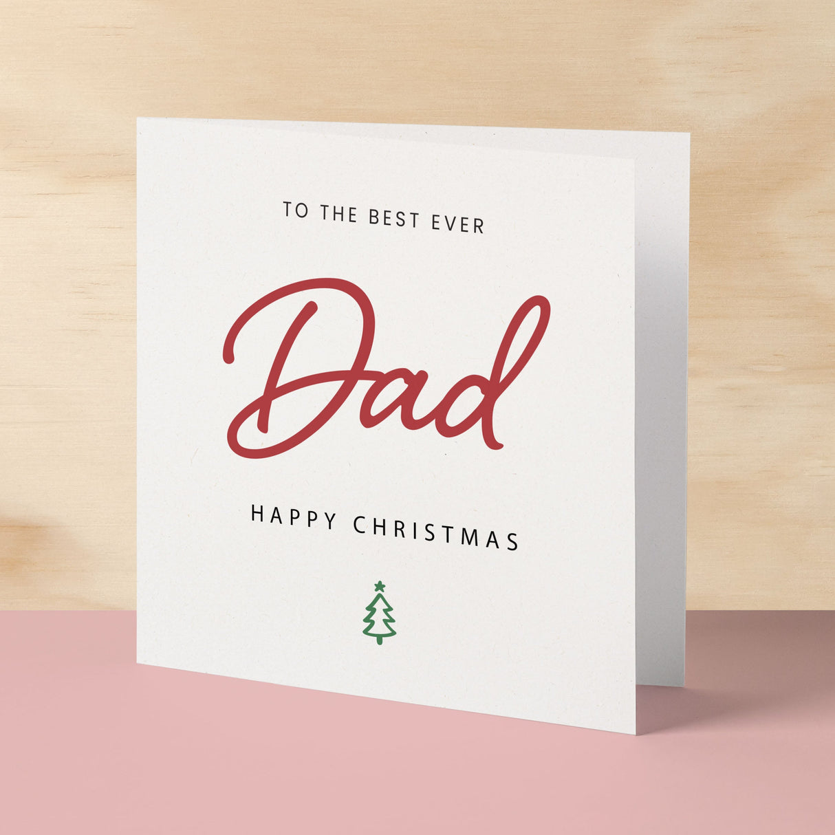 Christmas Card For Dad Xmas Card For Dad Best Mum Dad Christmas Card