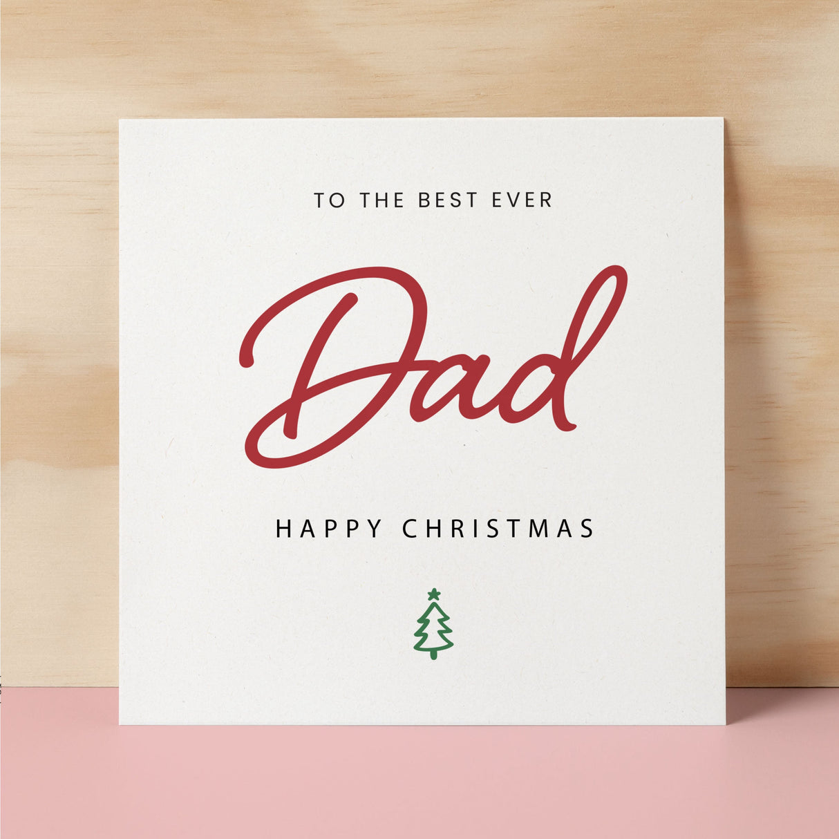 Christmas Card For Dad Xmas Card For Dad Best Mum Dad Christmas Card