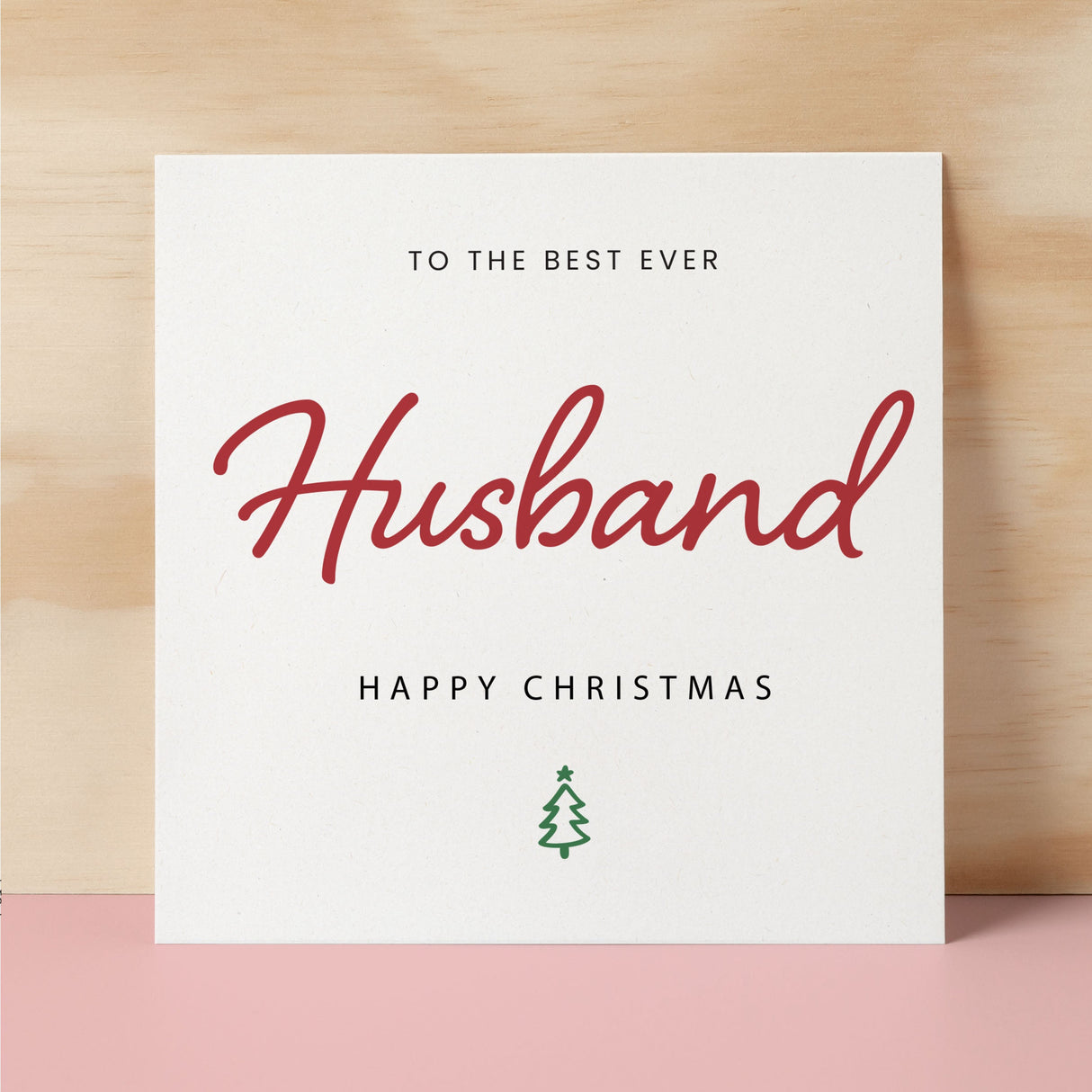 Christmas Card For Husband Xmas Card For Husband Best Husband Ever Christmas Card