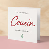 Christmas Card For Cousin Xmas Card For Cousin Best Cousin Ever Christmas Card