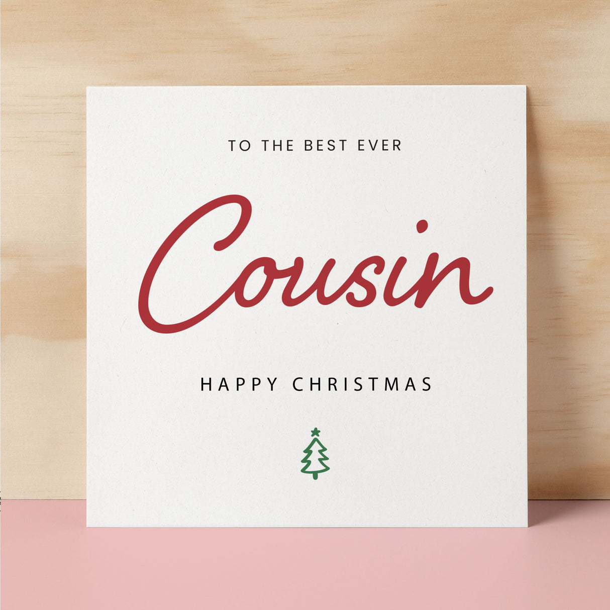 Christmas Card For Cousin Xmas Card For Cousin Best Cousin Ever Christmas Card