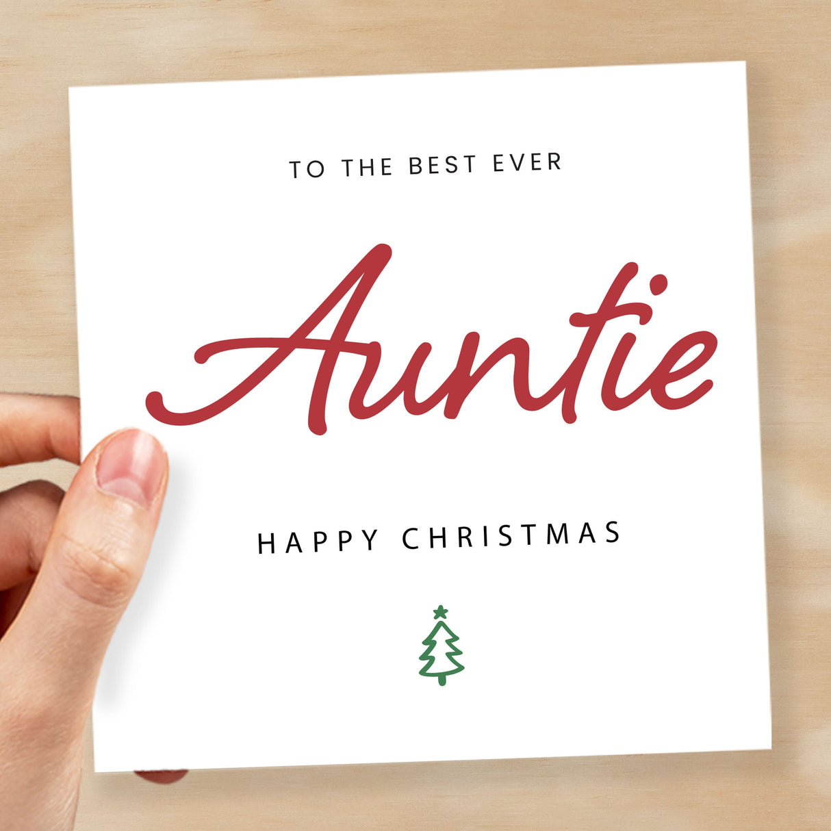 Christmas Card For Auntie Xmas Card For Auntie Best Auntie Ever Christmas Card