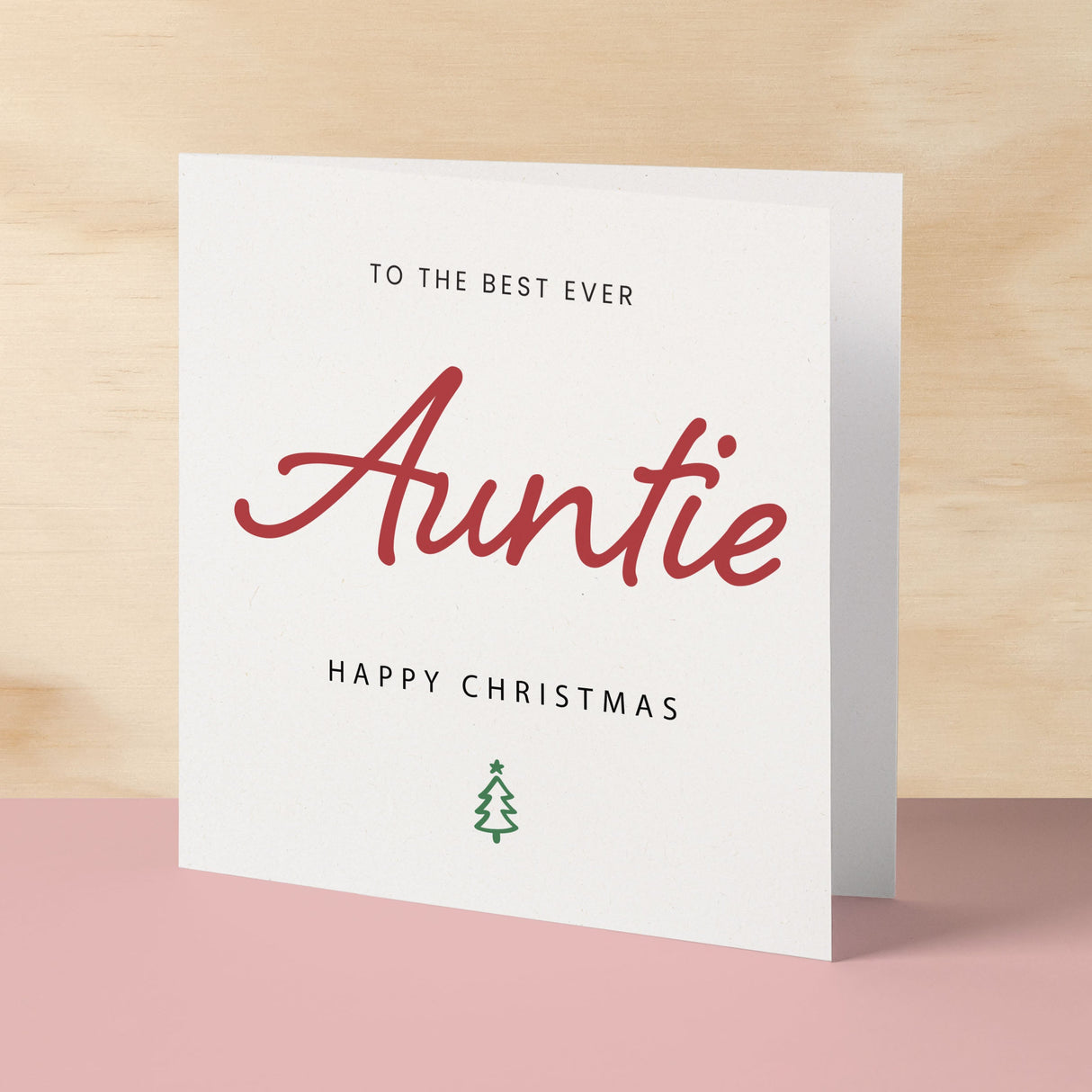 Christmas Card For Auntie Xmas Card For Auntie Best Auntie Ever Christmas Card