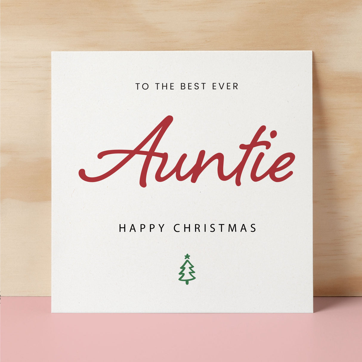 Christmas Card For Auntie Xmas Card For Auntie Best Auntie Ever Christmas Card