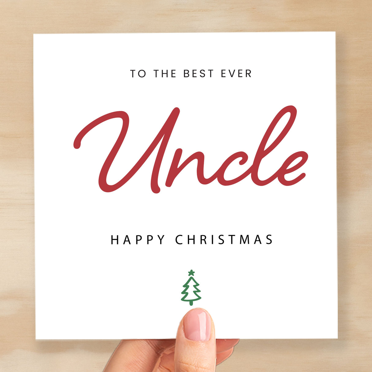 Christmas Card For Uncle Xmas Card For Uncle Best Uncle Ever Christmas Card