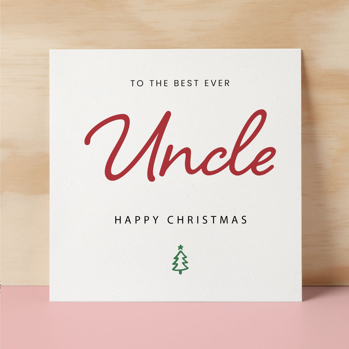 Christmas Card For Uncle Xmas Card For Uncle Best Uncle Ever Christmas Card