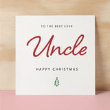 Christmas Card For Uncle Xmas Card For Uncle Best Uncle Ever Christmas Card