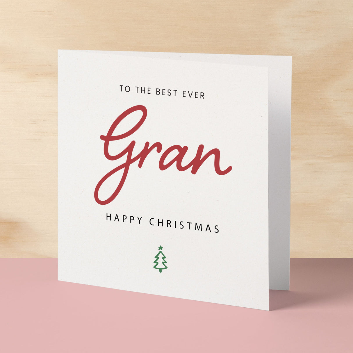 Christmas Card For Gran Xmas Card For Gran Best Gran Ever Christmas Card