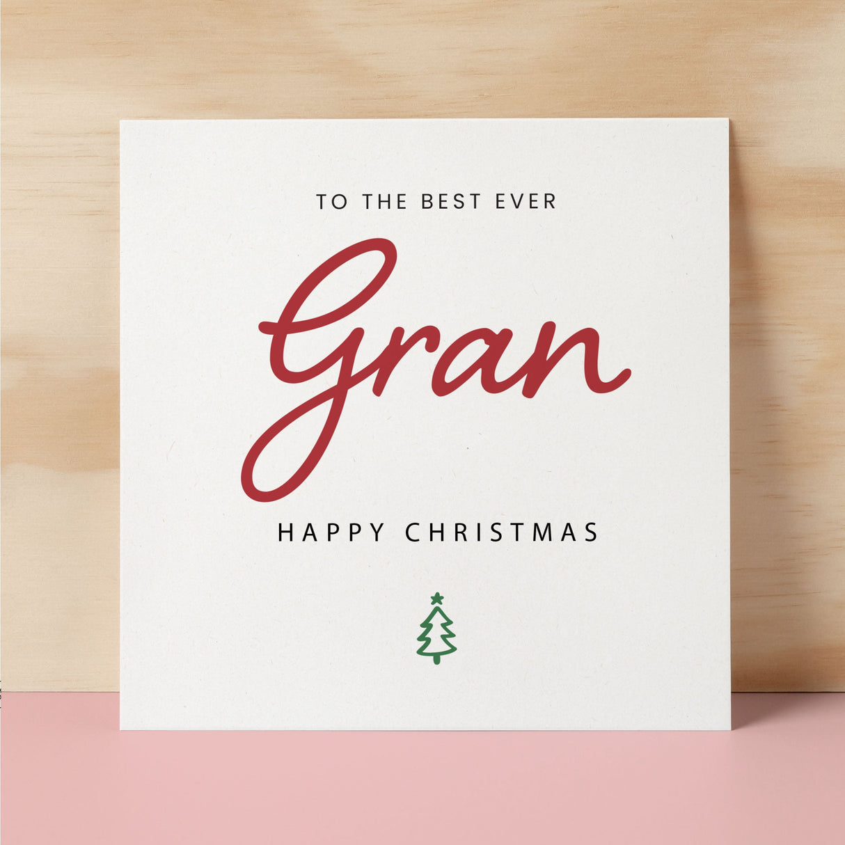 Christmas Card For Gran Xmas Card For Gran Best Gran Ever Christmas Card