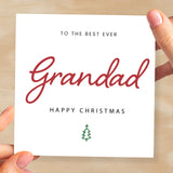 Christmas Card For Grandad Xmas Card For Grandad Best Grandad Ever Christmas Card