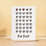 4th Wedding Anniversary Card For Wife Anniversary Card for Husband or Boyfriend Anniversary Card For Girlfriend Forth Anniversary Four Year