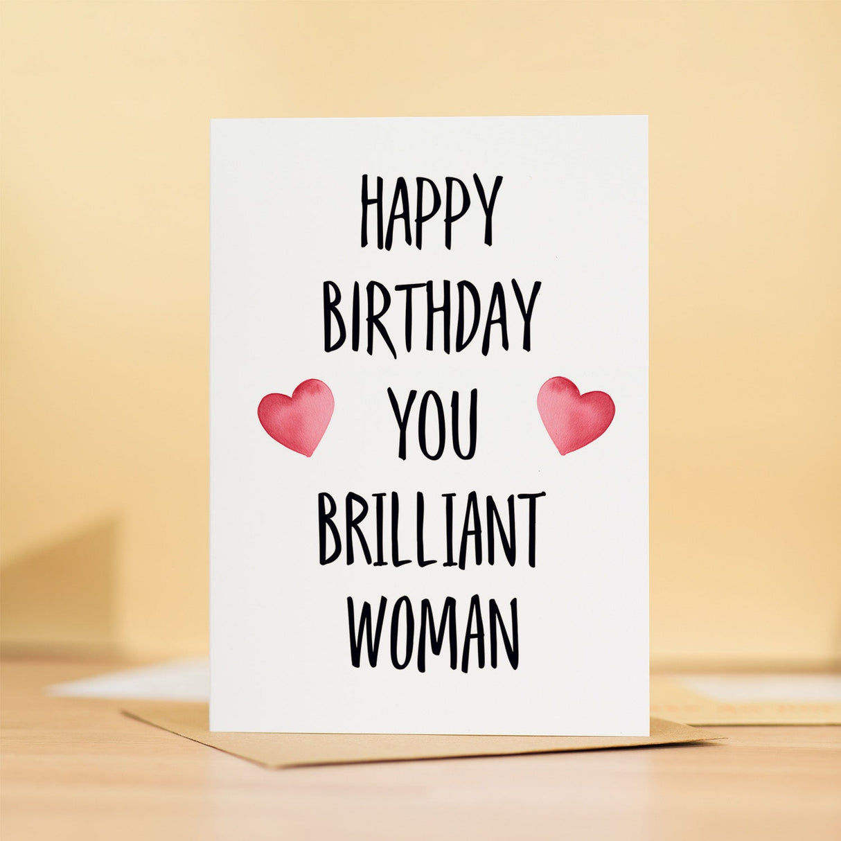 Birthday Card For Wife Card For Her Birthday Card For Girlfriend or Friend Birthday Card For Mum or Sister You Brilliant Woman