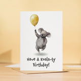 Birthday Card For Children Cute Koala Birthday Card For Child Card For Boy Birthday Card For Girl Kaola-ty Fun Birthday Card For Kids