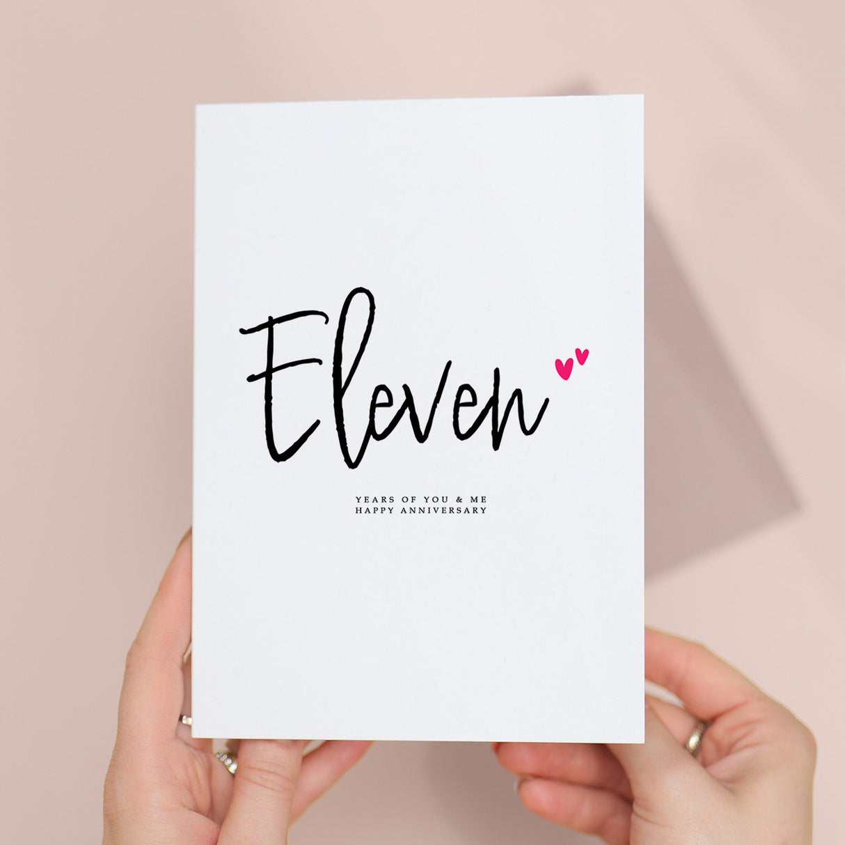 Eleven Year Anniversary Card For Husband 11 Year Anniversary Card Boyfriend or Girlfriend Wedding Anniversary Card For Wife