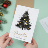 Christmas Card For Daughter Christmas Tree Card Wising You A Merry Christmas