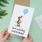 Birthday Card For Children Cute Dog Birthday Card For Child Card For Boy Birthday Card For Girl Woofing Good Fun Birthday Card For Kids