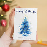 Christmas Card For Daughter and Partner Card For Her Xmas Card for Daughter Christmas Card for Loved One Family Card Christmas Tree Card