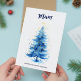 Christmas Card For Mum Card For Her Xmas Card for Mum Luxury Card For Mum Christmas Card for Loved One Mum Card Christmas Tree Card