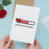 Valentine's Day Card For Boyfriend or Husband Card For Friend Valentine's Day Card For Gamer