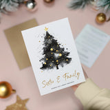 Christmas Card For Sister & Family Christmas Tree Card Wising You A Merry Christmas