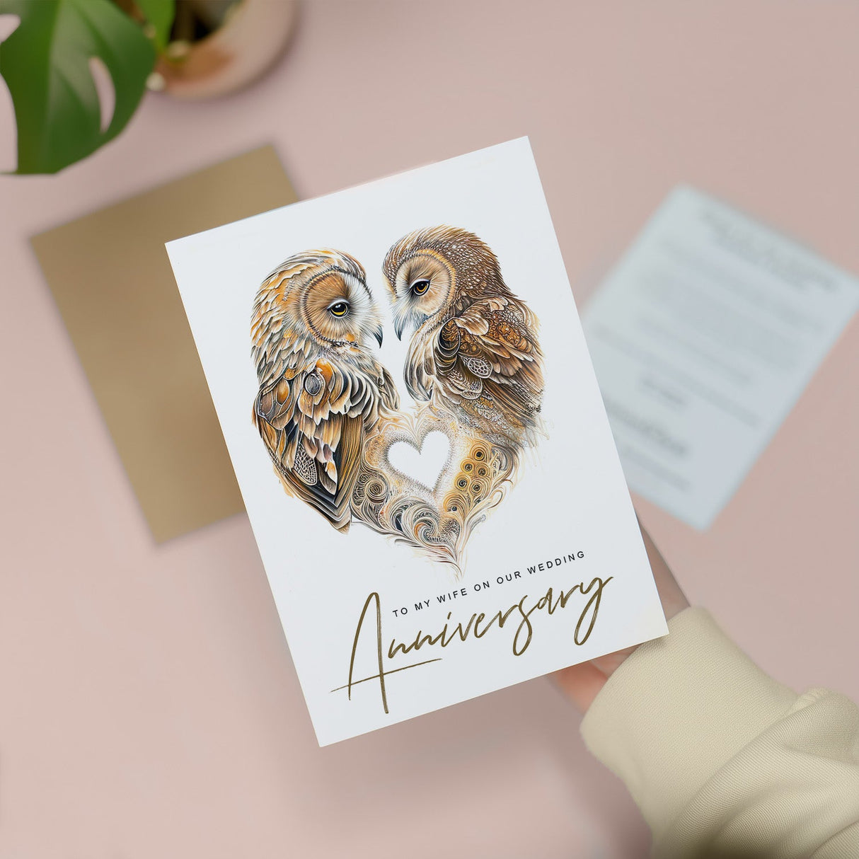 Anniversary Card For Wife Anniversary Card To My Wife Wedding Anniversary Card For Her Wife Anniversary Card Love Birds Card