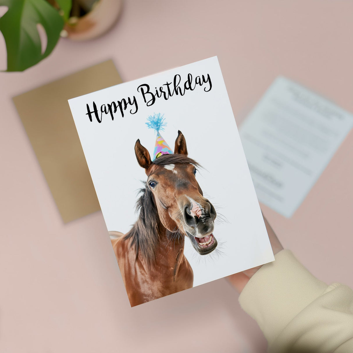 Birthday Card For Horse Lover Card For Pony Owner Birthday Card For Mum or Sister Happy Birthday Card For Friend