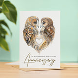 Anniversary Card For Husband Anniversary Card To My Husband Wedding Anniversary Card For Her Husband Anniversary Card Love Birds Card