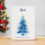 Christmas Card For Gran Card For Her Xmas Card for Gran Luxury Card For Gran Christmas Card for Loved One Gran Card Christmas Tree Card