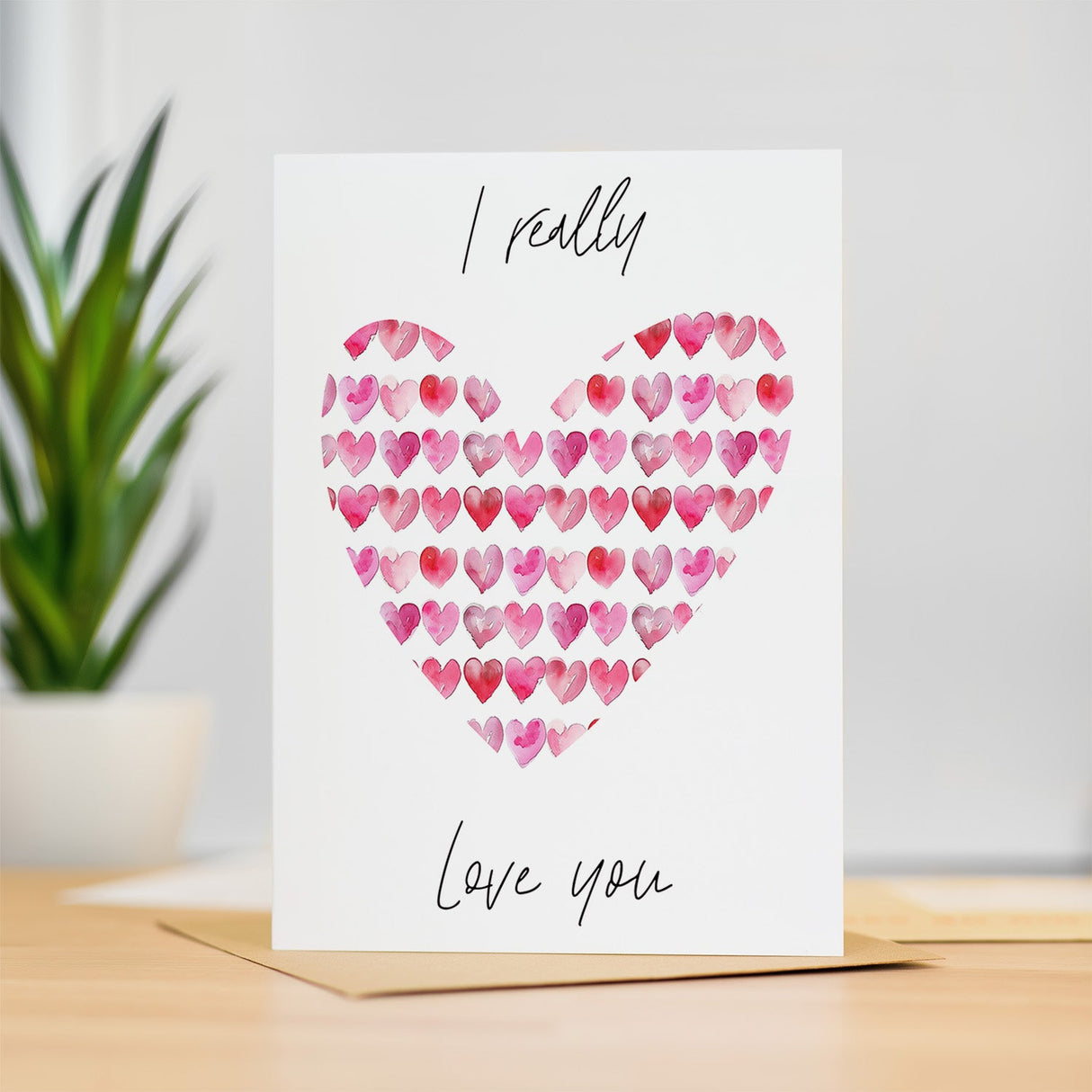 Anniversary Card for Her Anniversary Card for Wife Anniversary Card For Husband Boyfriend or Girlfriend Love Hearts