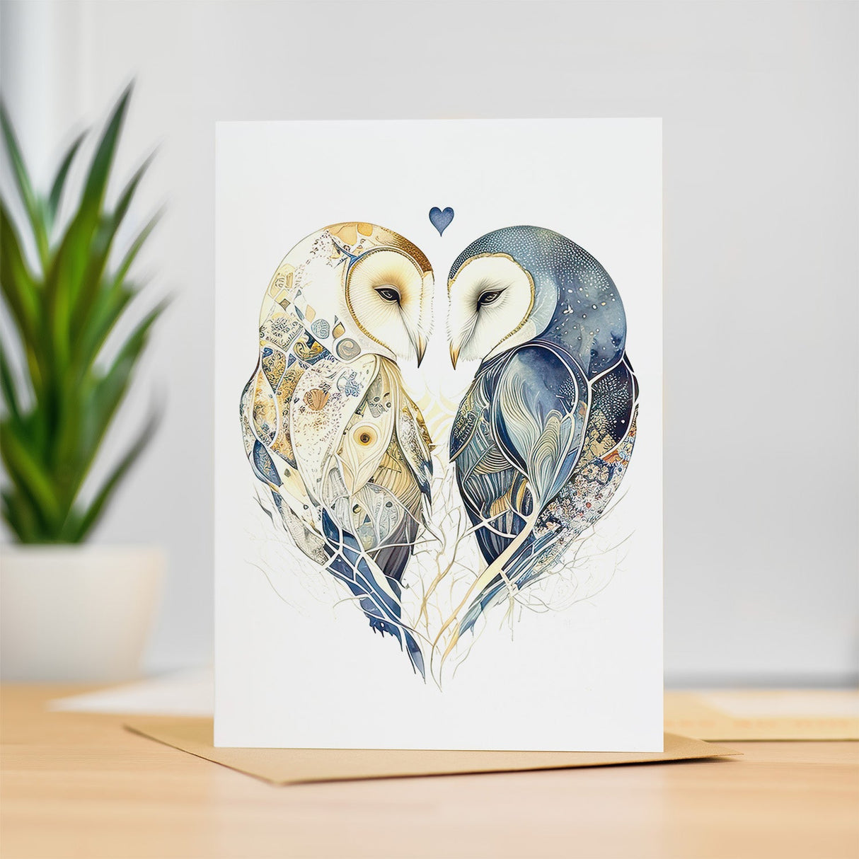 Anniversary Card For Husband Card for Anniversary Card For Wife Owl Anniversary Card For Couple Engagement Card For Couple Wedding Card