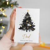 Christmas Card For Dad Christmas Tree Card Wising You A Merry Christmas