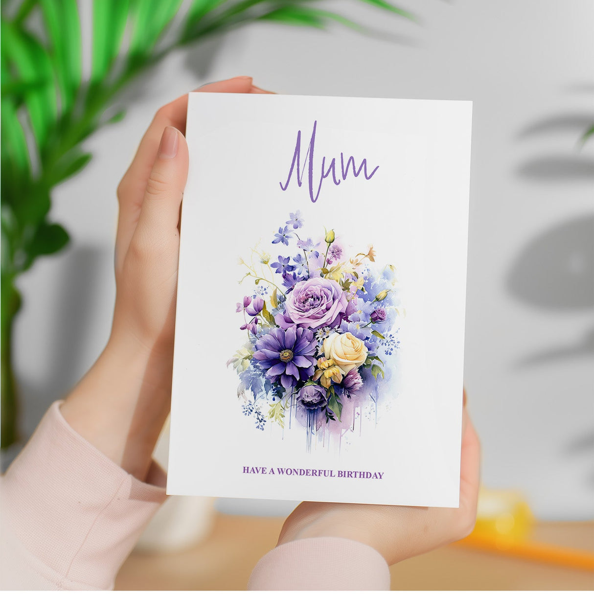 Birthday Card For Mum Card For Her Birthday Card for Mum Luxury Card For Mum Birthday Card for Loved One Mum Card Birthday Flower Card