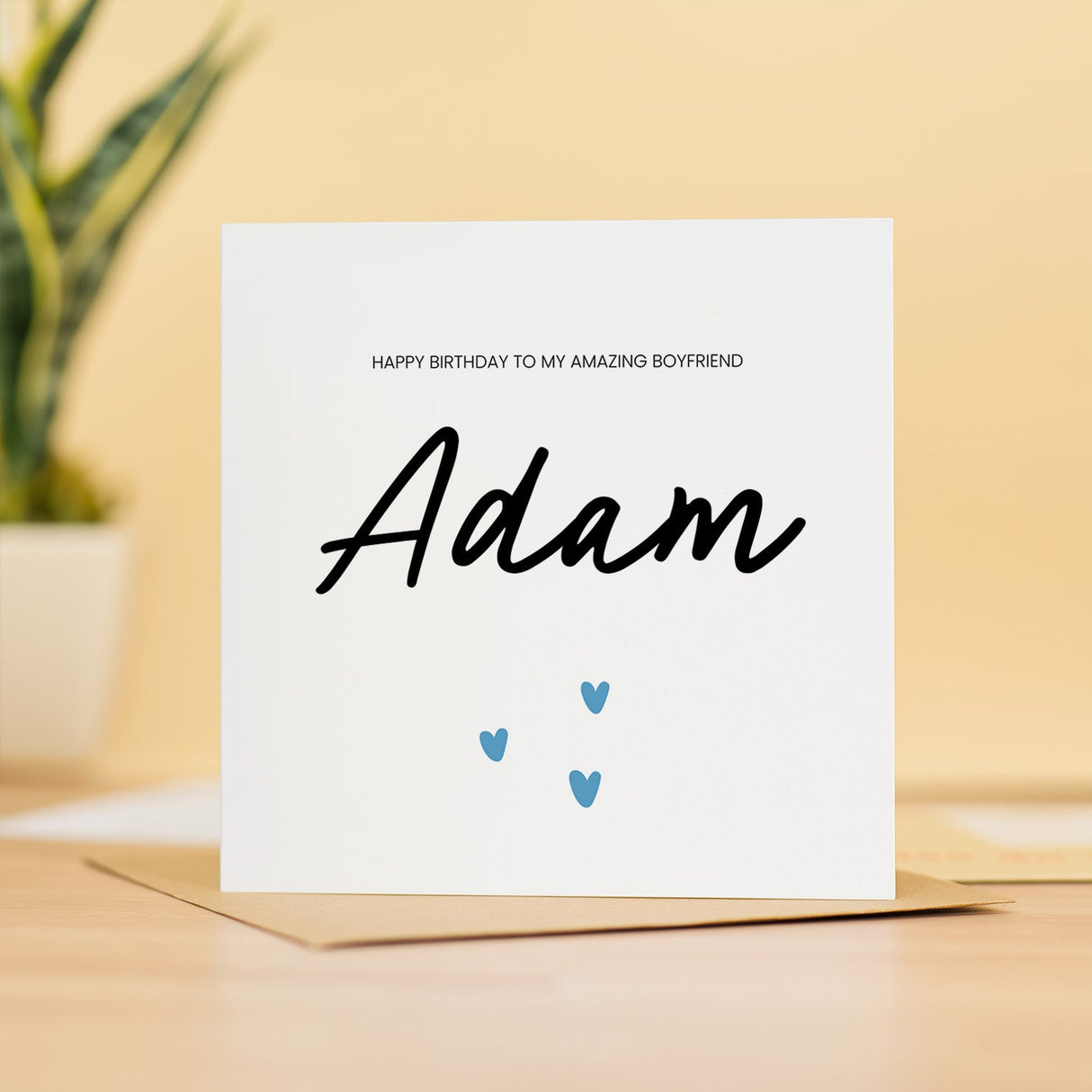 Personalised Birthday Card For Boyfriend Happy Birthday Card For Boyfriend Custom Card For Boyfriend Amazing Boyfriend Birthday Card