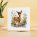 Notelet Card of a Deer For Anyone Any Occasion Card For Her or For Him Card For Birthday or Easter Card Thank You Card