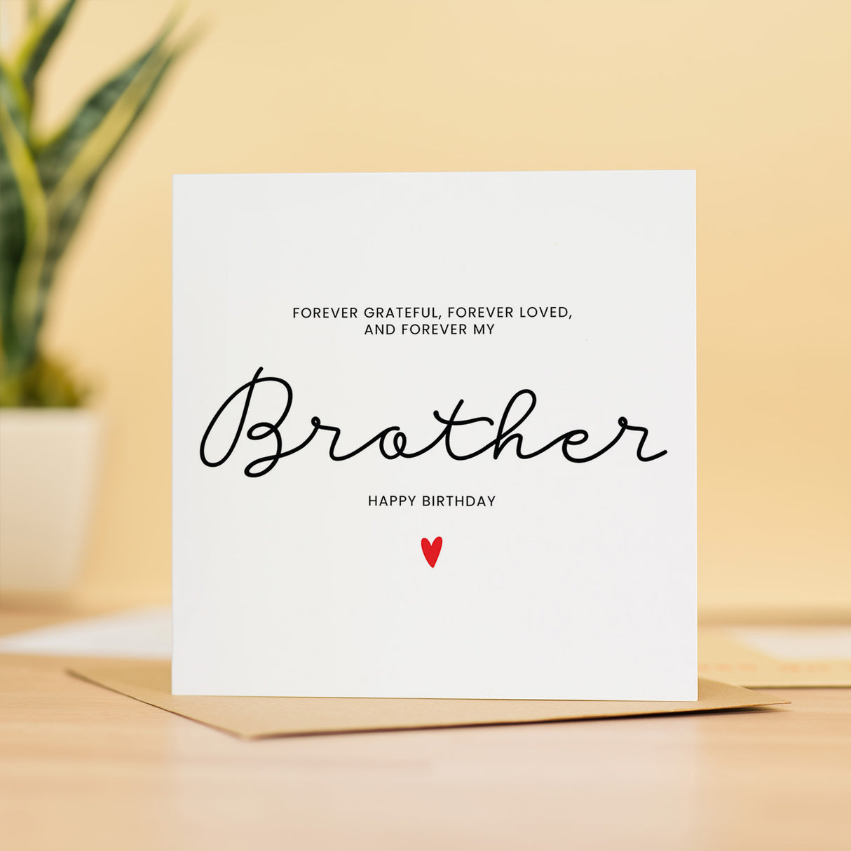 Brother Birthday Card For Him, Wonderful Brother Birthday Card, Birthday Gift For Brother, Brother Birthday Gift