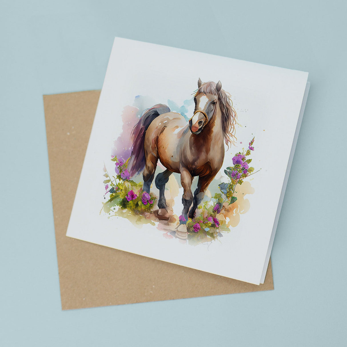 Notelet Card of a Horse For Anyone Any Occasion Card For Her or For Him Card For Birthday or Easter Card Thank You Card