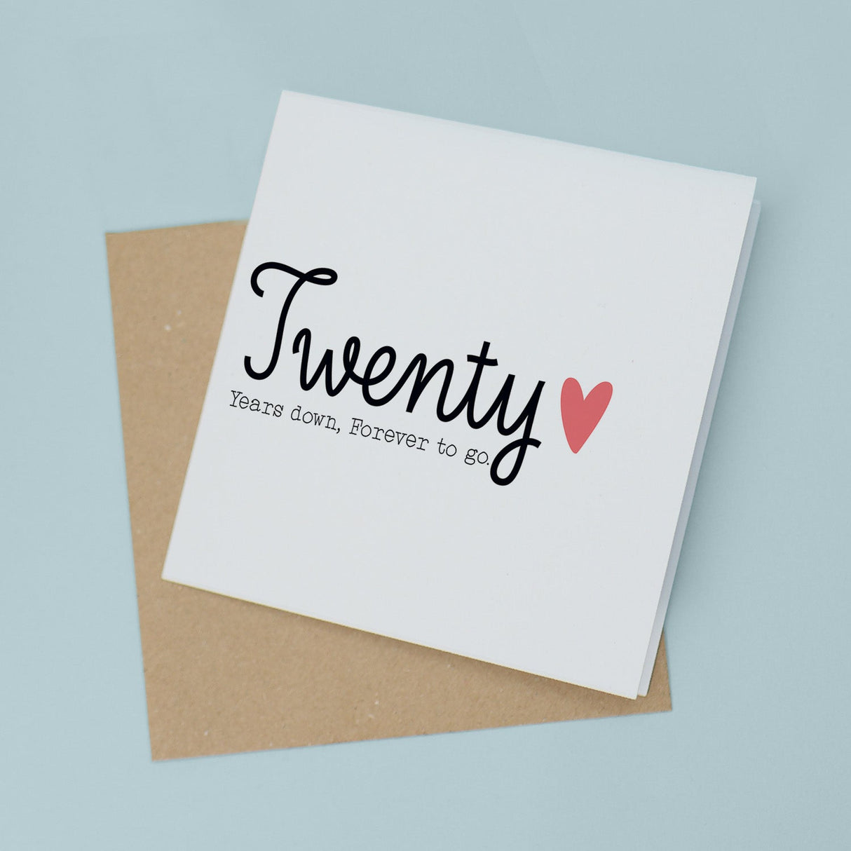 20 Year Anniversary Card For Wife 20th Wedding Anniversary Card For Husband Anniversary Card For Wife Wedding Anniversary Card Twenty Years