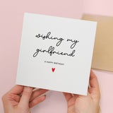 Girlfriend Birthday Card For Her, Special Girlfriend Birthday Card, Birthday Gift For Girlfriend, Girlfriend Birthday Gift, From Boyfriend